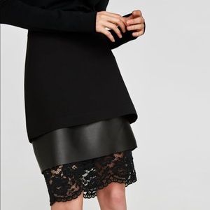 Zara skirt with lace